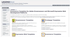 Desktop Screenshot of legendwebdesign.com