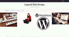 Desktop Screenshot of legendwebdesign.net